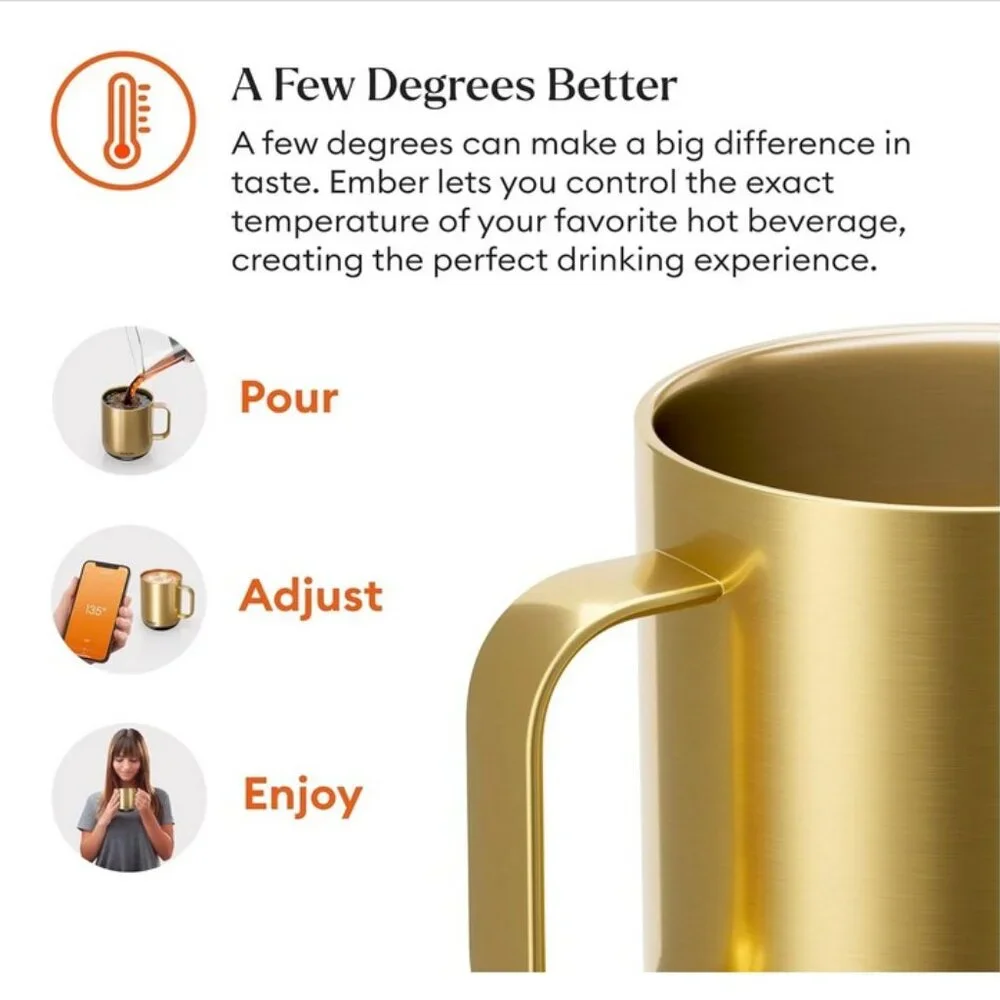 Ember Gold Edition Temperature Control Mug - Picture 5 of 12